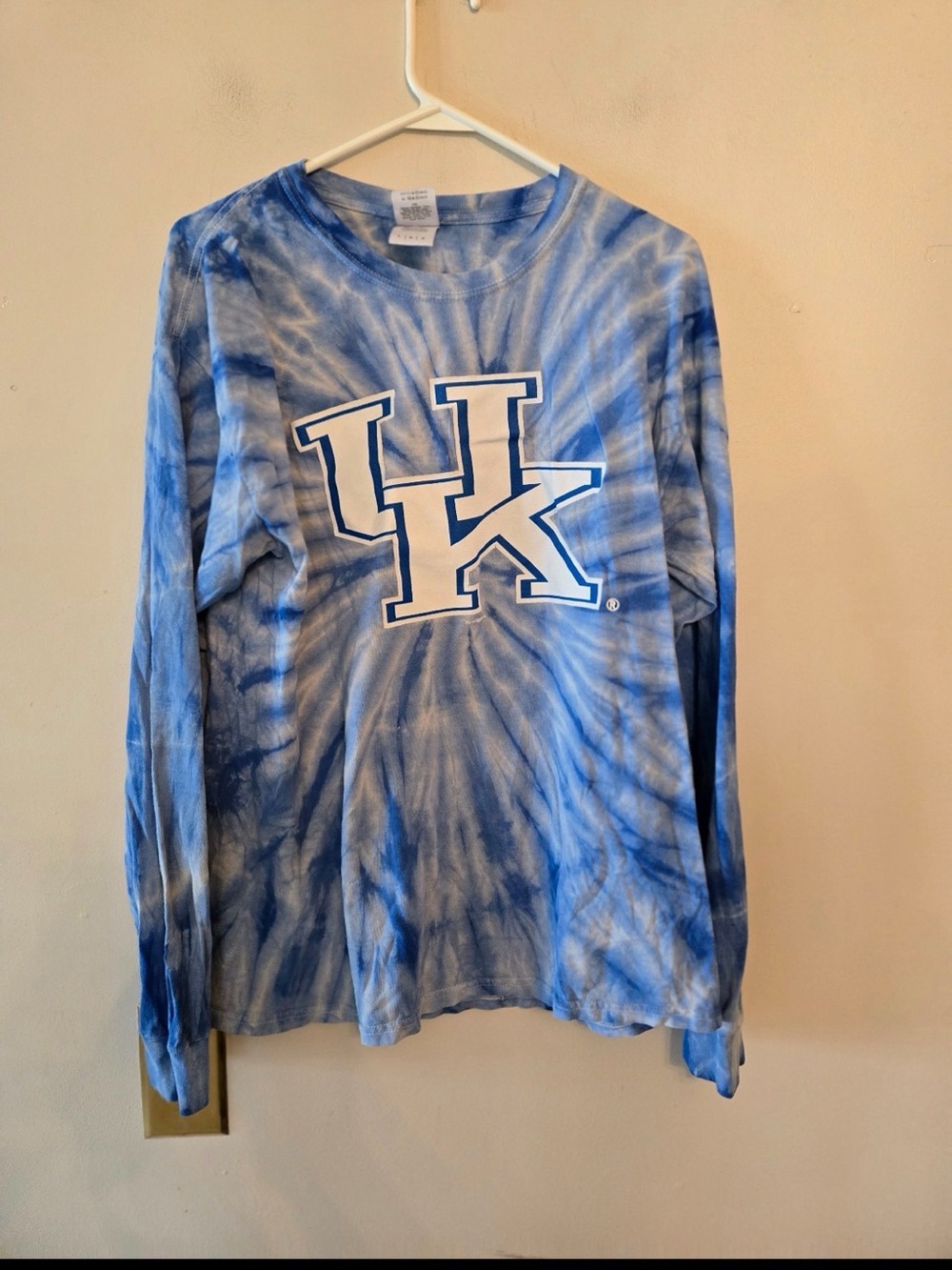 UK wild cats tye dye long sleeve shirt Size mens large